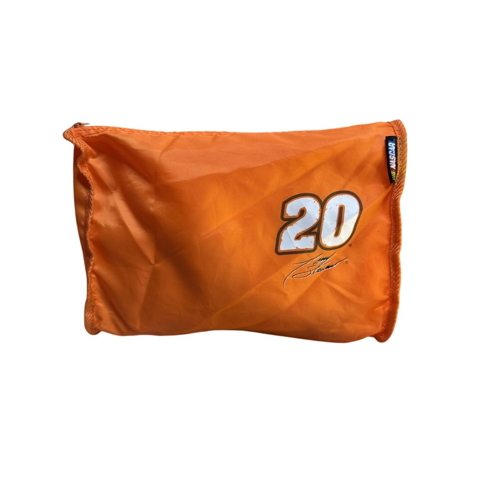Tony Stewart #20 NASCAR Orange Foldable Duffle Bag Tote 18x30"
